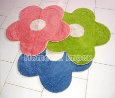 Daisy Shaped Bath Mats